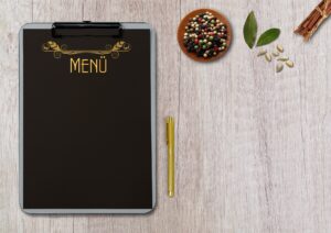 créer menu restaurant